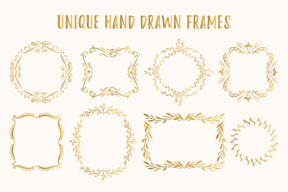 400 Golden Designs Eps & Png in Illustrations - product preview 3
