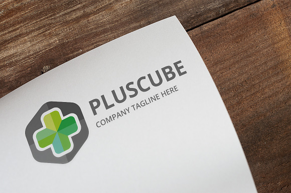 Plus Cube Logo in Logo Templates - product preview 1