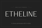 Etheline - A classy Grotesque Sans