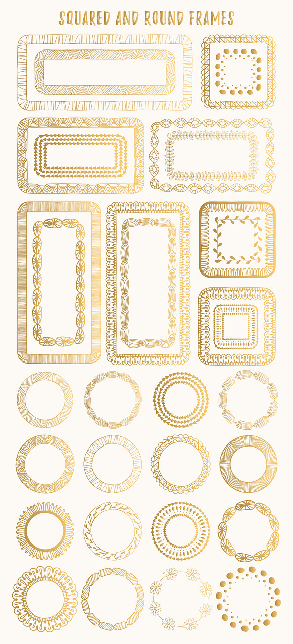 400 Golden Designs Eps & Png in Illustrations - product preview 9