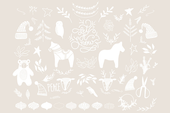Nordic Christmas Illustrations in Illustrations - product preview 2