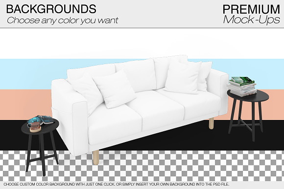 Sofa & Pillows Mockup Pack in Product Mockups - product preview 2