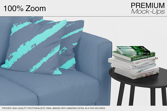 Sofa & Pillows Mockup Pack in Product Mockups - product preview 10