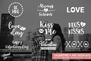 Valentine's Day Photography Overlays