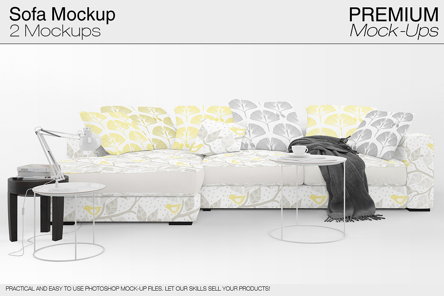 Sofa & Pillows Mockup Pack in Product Mockups - product preview 8