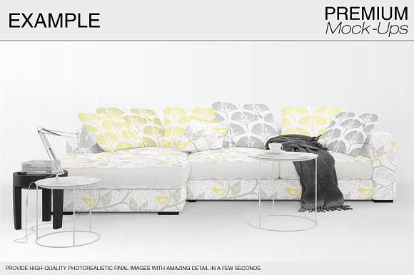 Sofa & Pillows Mockup Pack in Product Mockups - product preview 4