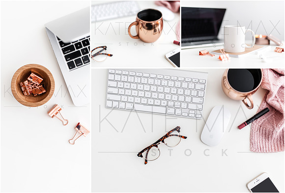 Copper Office Stock Photo Bundle  in Product Mockups - product preview 1