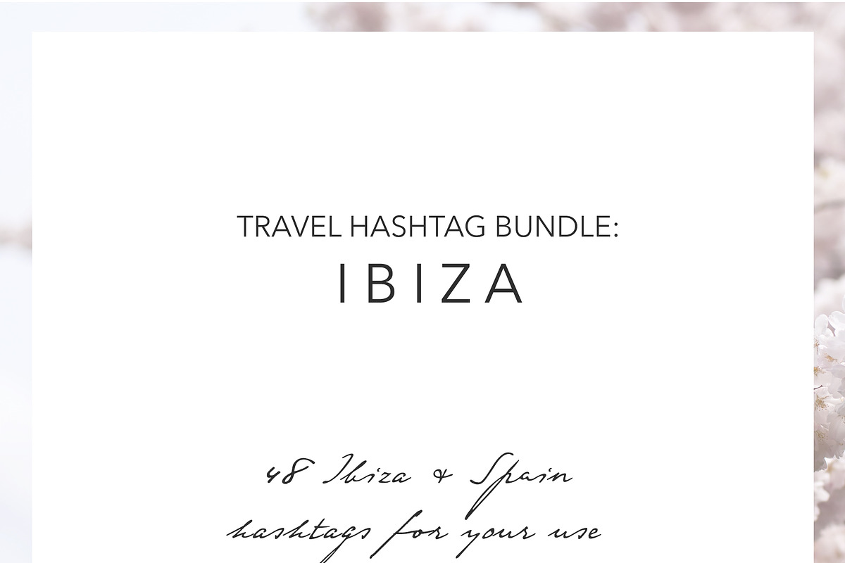 Ibiza Spain Instagram Hashtags in Instagram Templates - product preview 8