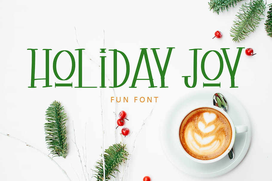 Holiday Joy Display Font in Display Fonts - product preview 8
