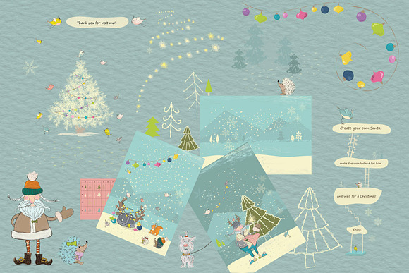 Santa Creator in Illustrations - product preview 5