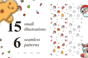 6 Seamless Christmas Patterns