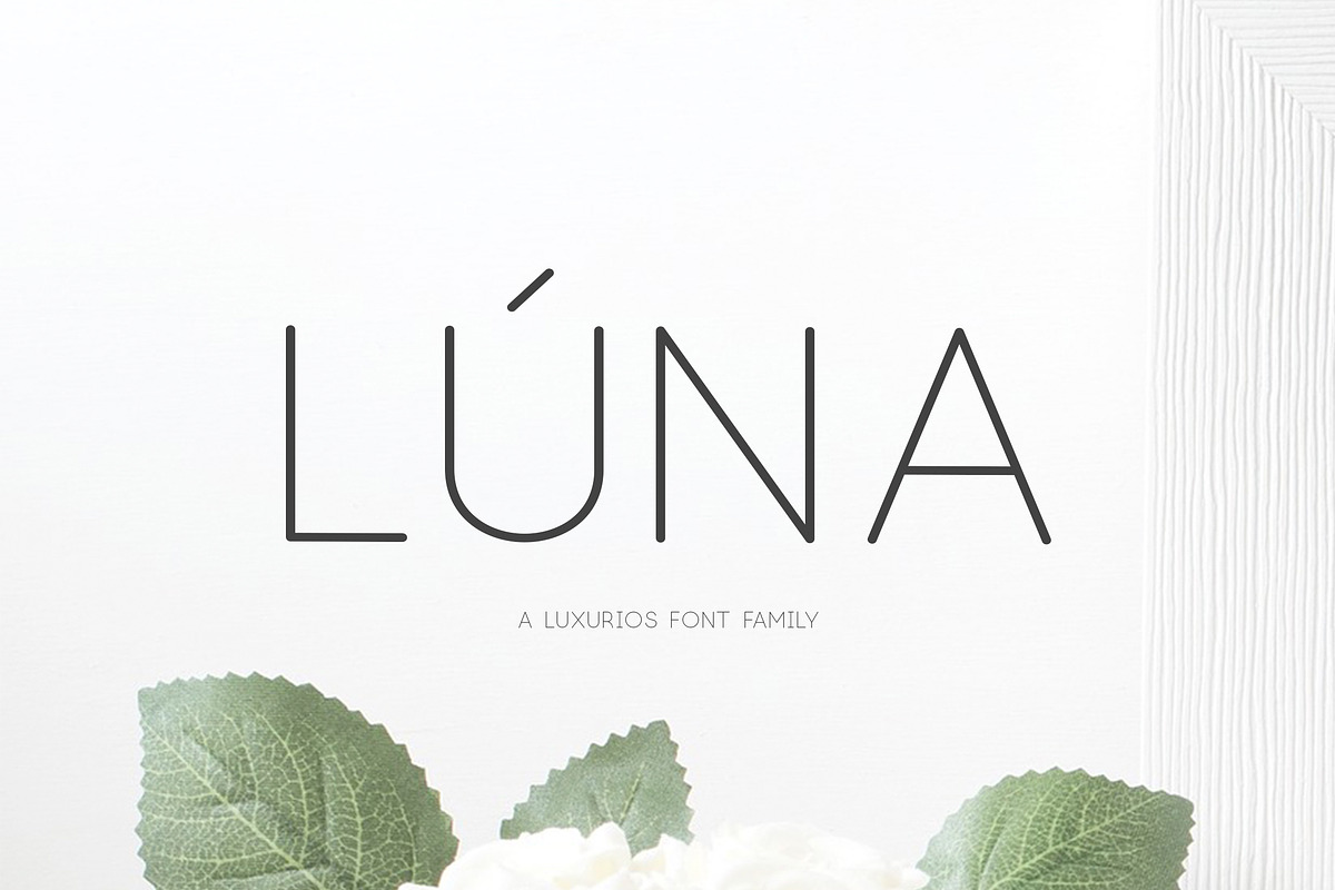 (NEW) Lúna - A Luxurios Font Family in Sans-Serif Fonts - product preview 8