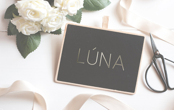 (NEW) Lúna - A Luxurios Font Family in Sans-Serif Fonts - product preview 3