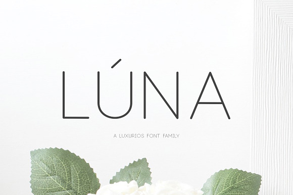 (NEW) Lúna - A Luxurios Font Family in Sans-Serif Fonts - product preview 9