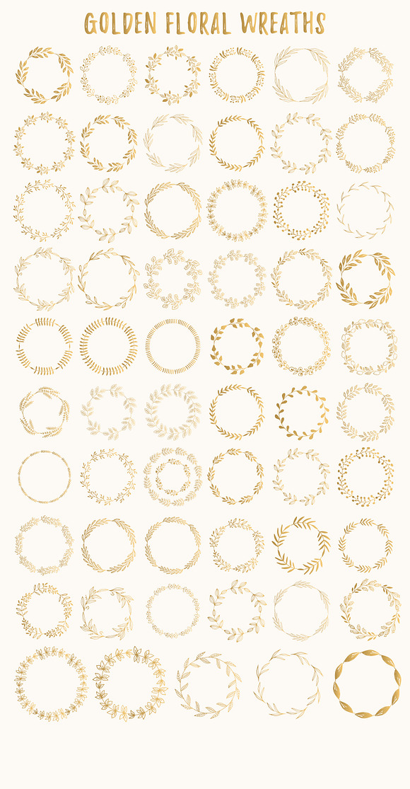 400 Golden Designs Eps & Png in Illustrations - product preview 12