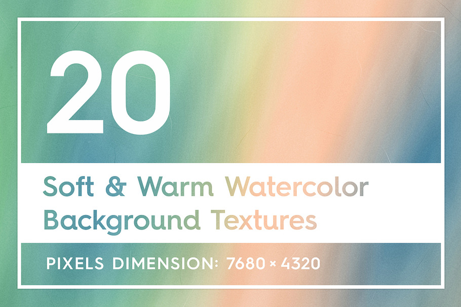 Soft & Warm Watercolor Backgrounds