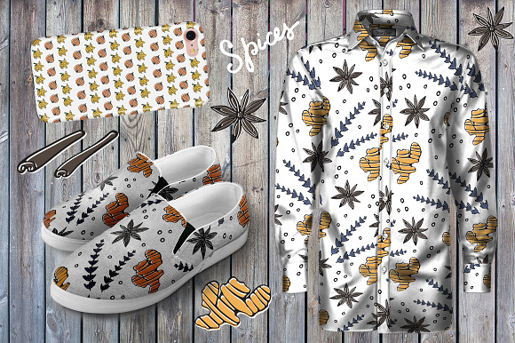 Spices graphics and patterns in Illustrations - product preview 2