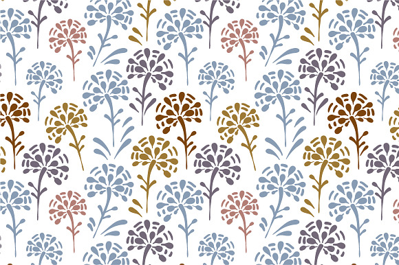 10 Bright Floral Patterns, Part III in Patterns - product preview 2