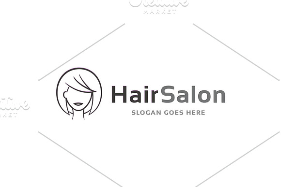 Hair Salon Logo in Logo Templates - product preview 3