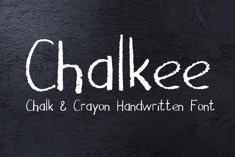 Chalk & Pencil Handwritten Font in Chalkboard Fonts - product preview 8