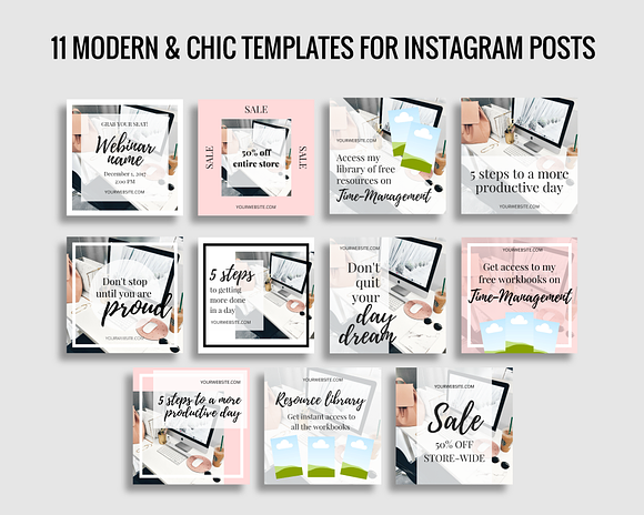 Instagram Templates Made In Canva in Instagram Templates - product preview 3