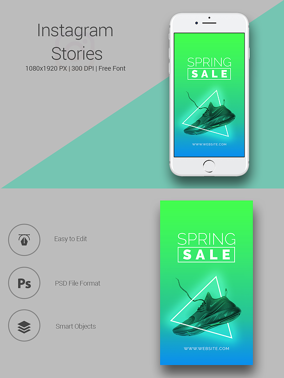 Shoes Shop Instagram Stories in Instagram Templates - product preview 2