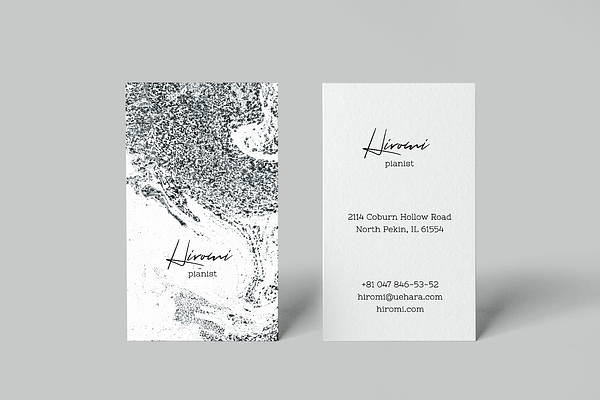 Hiromi. Business Card Template