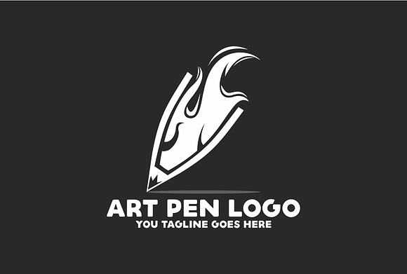 Art Pen Logo in Logo Templates - product preview 2