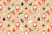 Colorful Retro Christmas Patterns