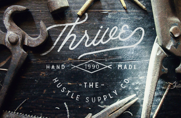 Growler Script in Chalkboard Fonts - product preview 4