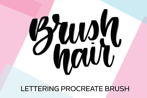 Loose Brush Hairs Procreate Brush in Add-Ons - product preview 1