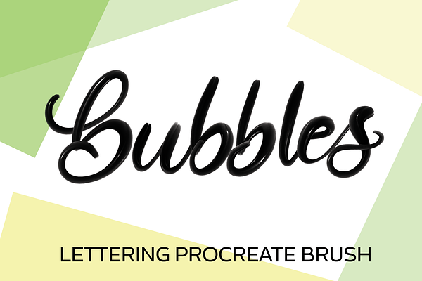Bubble 3D Procreate Brush