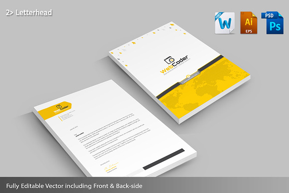 Branding Identity for Web Agency in Branding Mockups - product preview 2