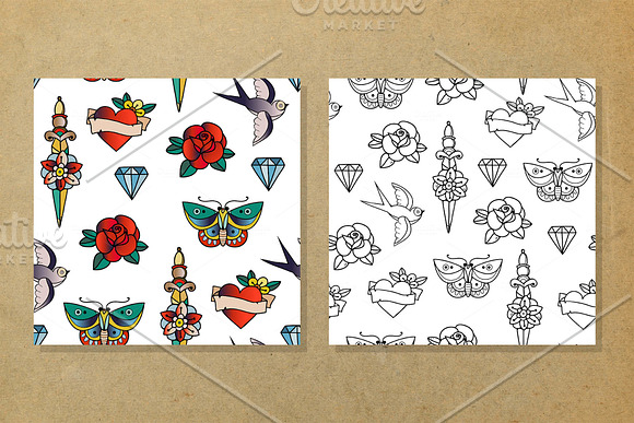 Vintage Tattoos in Illustrations - product preview 1