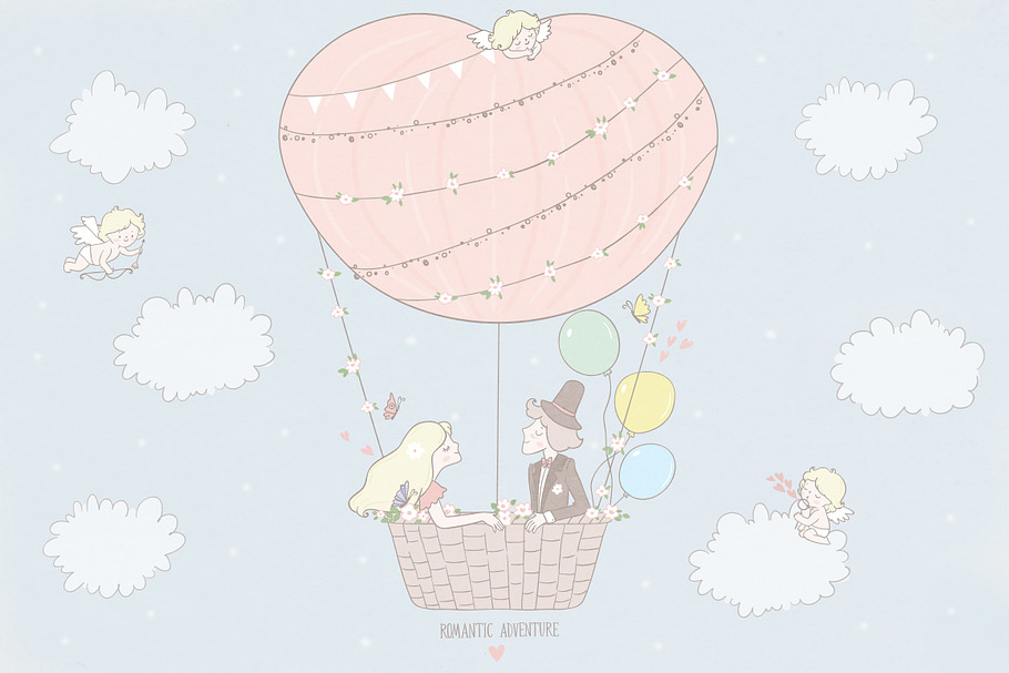 Romantic Valentine's Day collection in Illustrations - product preview 8