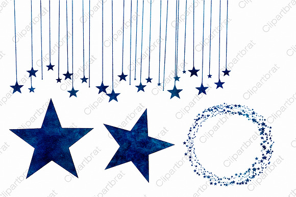 Navy Blue Celestial Star Trails in Illustrations - product preview 1