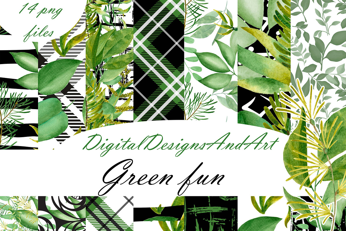 Green fun in Patterns - product preview 8