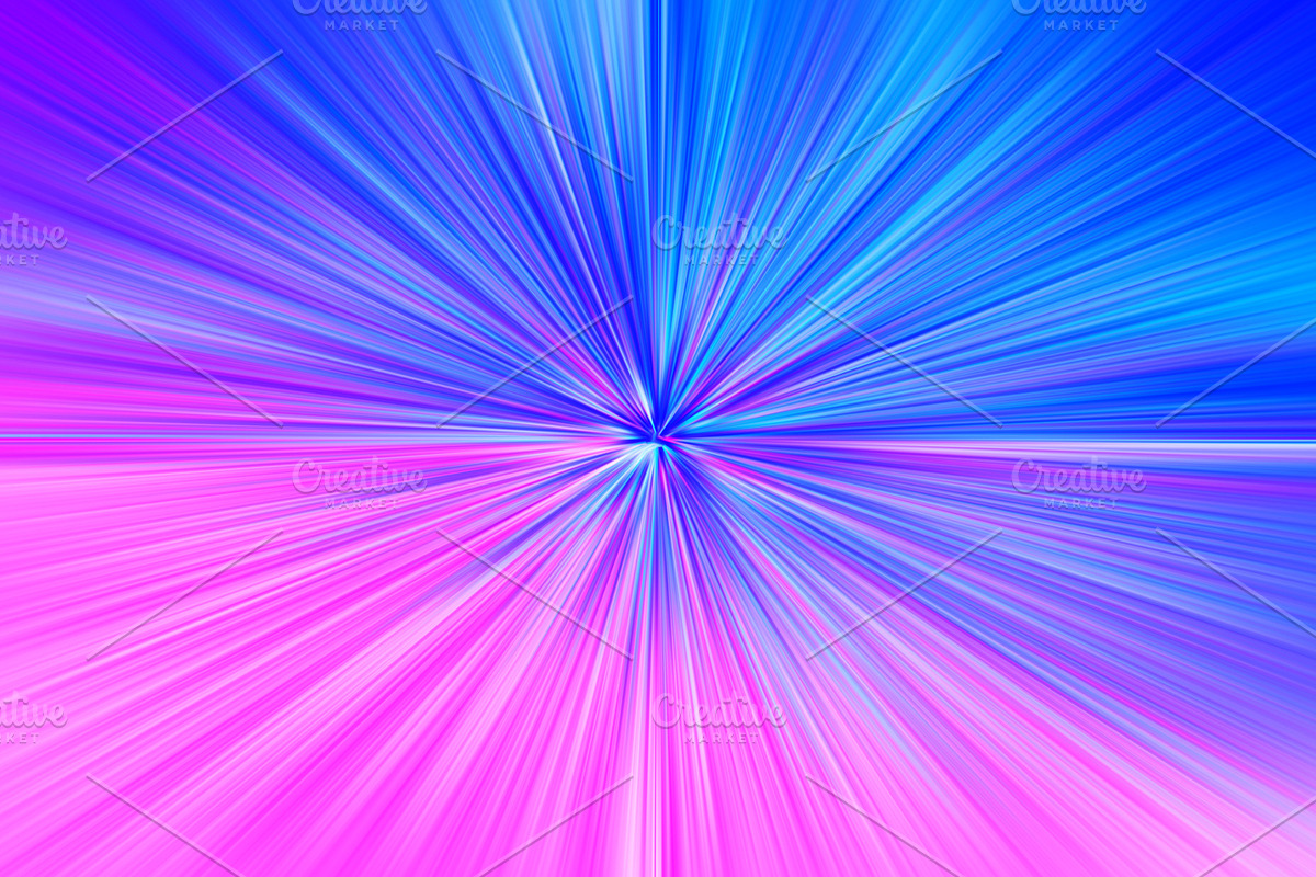 Pink and blue space teleportation blast illustration background in Illustrations - product preview 8