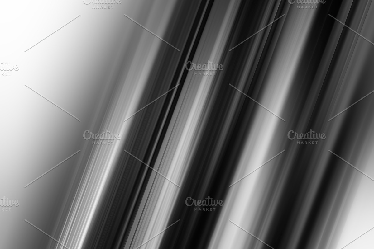 Diagonal black and white motion blur background in Illustrations - product preview 8
