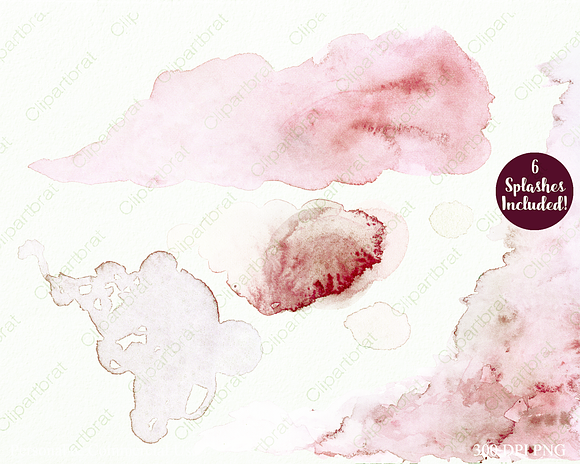 Exotic Watercolor Floral Graphics in Illustrations - product preview 4