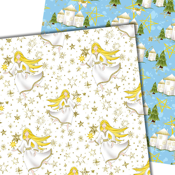 Christmas angels in Patterns - product preview 5