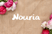 Nouria - Handwritten Script Font