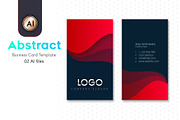 Abstract Business Card Template-12B