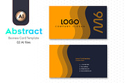Abstract Business Card Template - 16