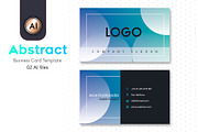 Abstract Business Card Template - 21