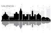 Valencia Spain City skyline 