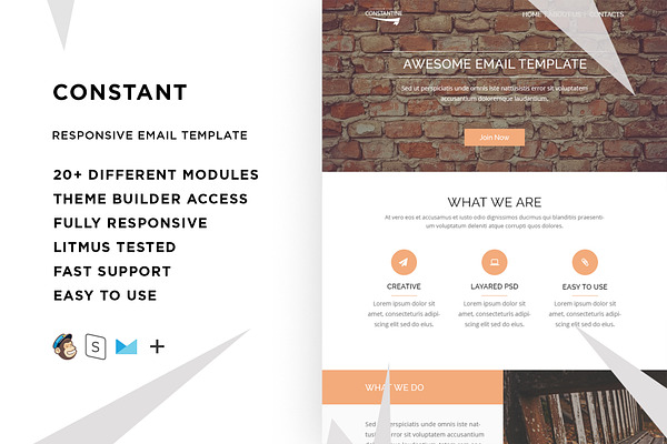 Constant – Responsive Email template