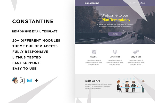 Constantine – Email template