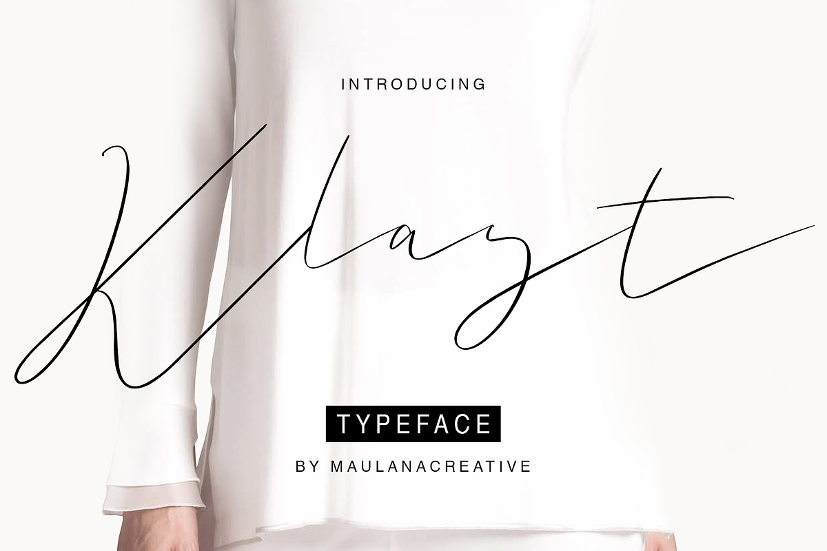 Klast Typeface in Script Fonts - product preview 8