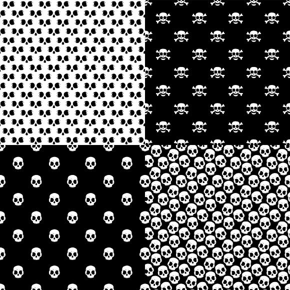 Skulls & Bones pattern set in Patterns - product preview 6